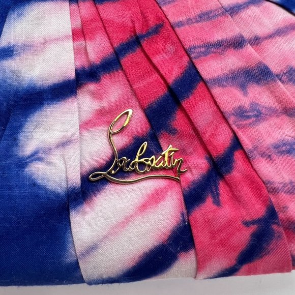 🌷❤️🔥SPRING SALE 🔥 FINAL PRICE🌷💥Christian Louboutin Boubou Bazin Clutch - Picture 5 of 9